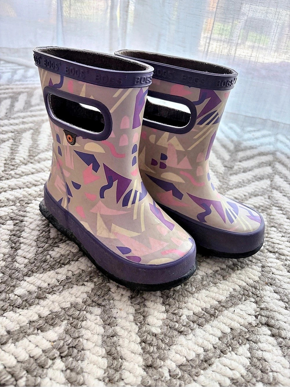 BOGS purple rainboots - 7T